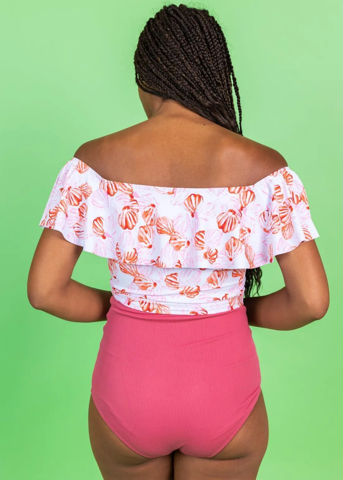 Kortni Jeane Painted Clams | Ruffled Around Top PaintedClams Online