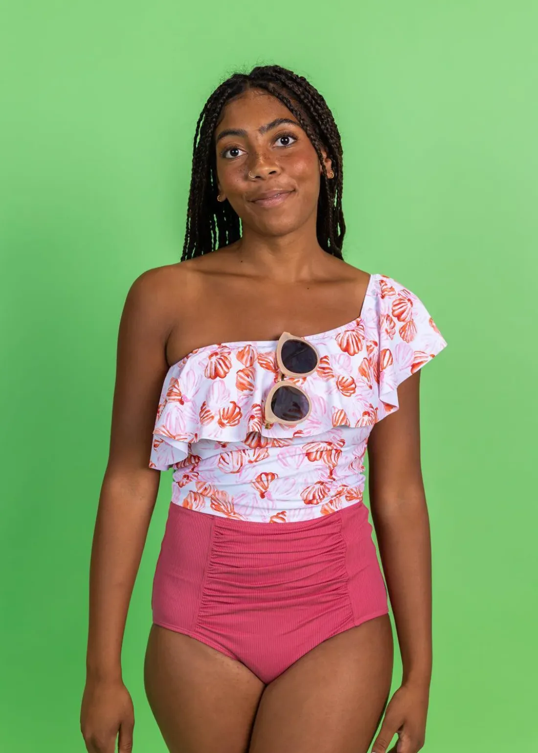 Kortni Jeane Painted Clams | Ruffled Around Top PaintedClams Online