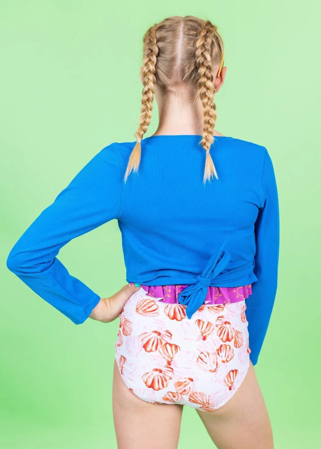 Kortni Jeane Painted Clams | Youth High-Waisted Bottoms PaintedClams Discount