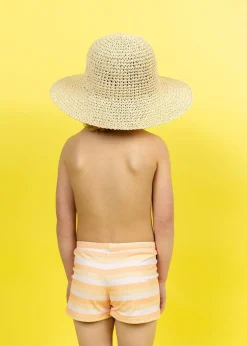Kortni Jeane Peachy Stripe | Mini Euro Shorts PeachyStripe Discount