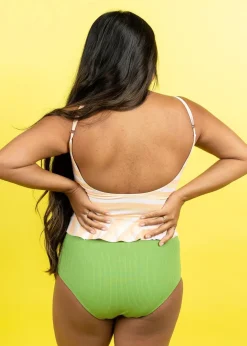 Kortni Jeane Peachy Stripe | Scoop Back Top PeachyStripe Fashion
