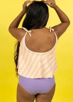 Kortni Jeane Peachy Stripe | Swing Top PeachyStripe New