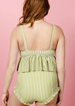 Kortni Jeane Pear Stripes | All Ruffled Up Bottoms PearStripes Outlet