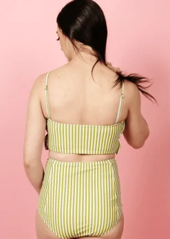 Kortni Jeane Pear Stripes | High-Waisted Bottoms PearStripes Hot