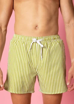 Kortni Jeane Pear Stripes | Mens Retro Shorties PearStripes New