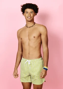 Kortni Jeane Pear Stripes | Mens Retro Shorties PearStripes New