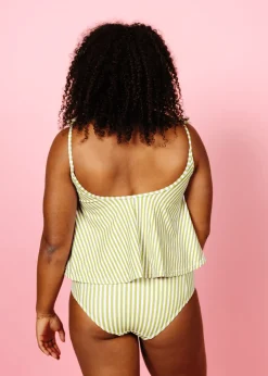 Kortni Jeane Pear Stripes | Mid-Rise Bottoms PearStripes New