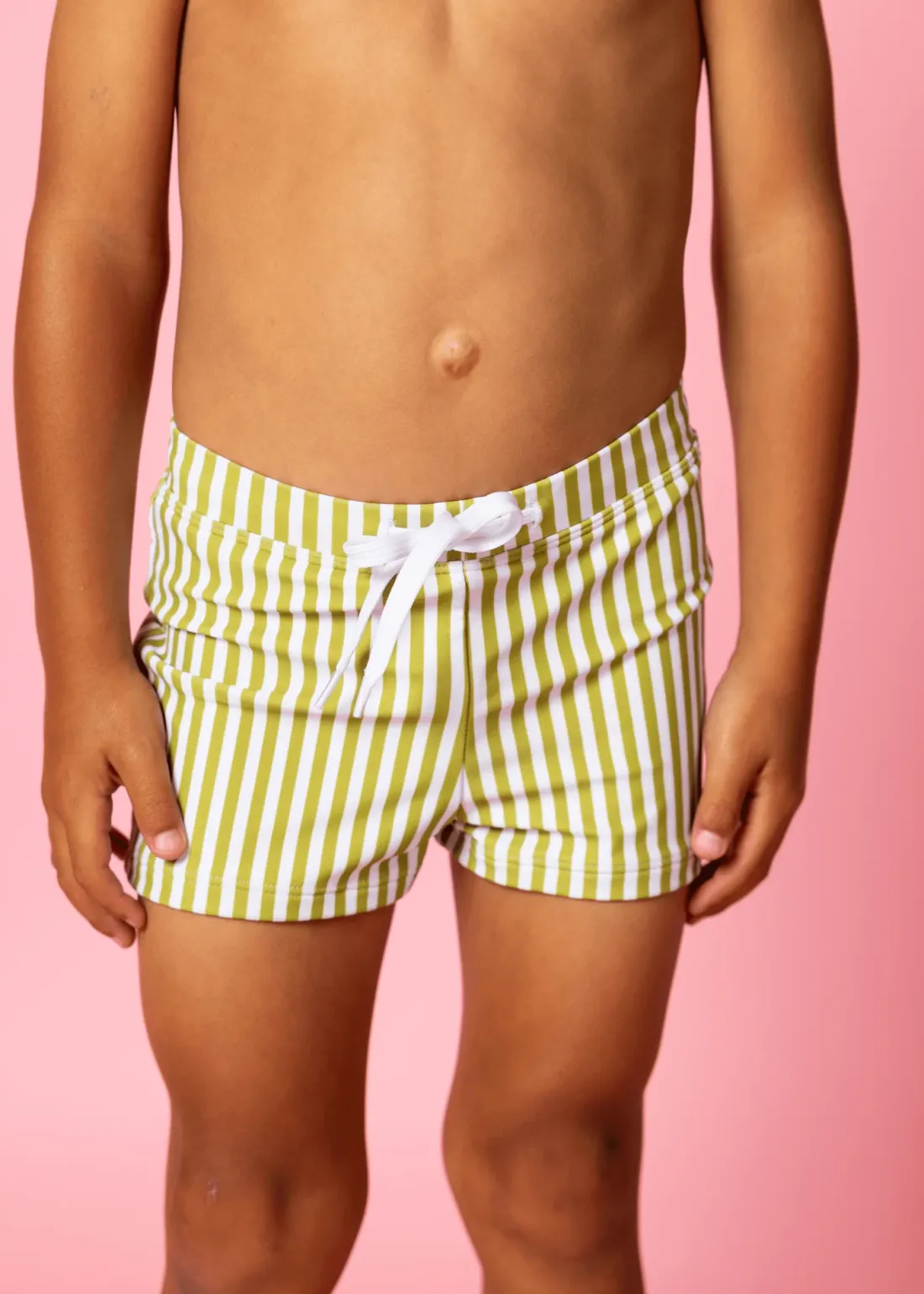 Kortni Jeane Pear Stripes | Mini Euro Shorts PearStripes Fashion