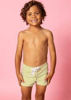 Kortni Jeane Pear Stripes | Mini Euro Shorts PearStripes Fashion