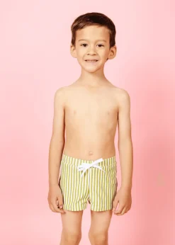Kortni Jeane Pear Stripes | Mini Euro Shorts PearStripes Fashion