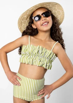 Kortni Jeane Pear Stripes | Mini High-Waisted Bottoms PearStripes Clearance
