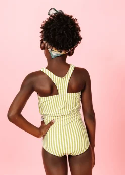 Kortni Jeane Pear Stripes | Mini Racer Back Top PearStripes Hot