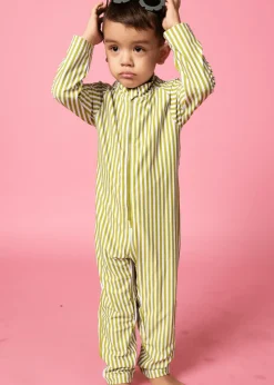 Kortni Jeane Pear Stripes | Mini Rashguard One-Piece (Unisex) PearStripes Sale