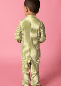Kortni Jeane Pear Stripes | Mini Rashguard One-Piece (Unisex) PearStripes Sale
