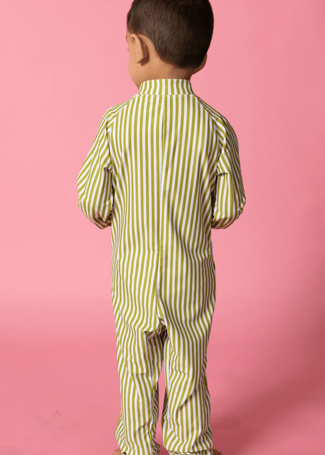 Kortni Jeane Pear Stripes | Mini Rashguard One-Piece (Unisex) PearStripes Sale
