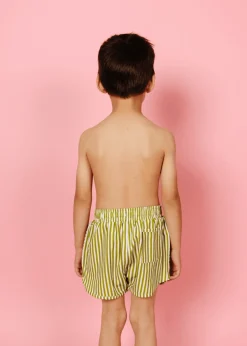 Kortni Jeane Pear Stripes | Mini Retro Shorties PearStripes Hot