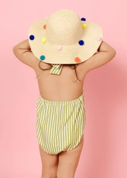 Kortni Jeane Pear Stripes | Mini Romper One-Piece PearStripes Discount