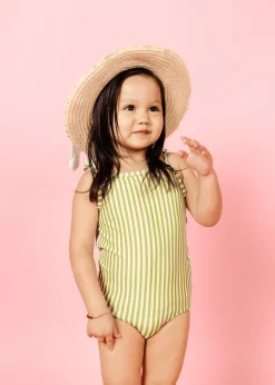 Kortni Jeane Pear Stripes | Mini Simply One-Piece PearStripes Sale