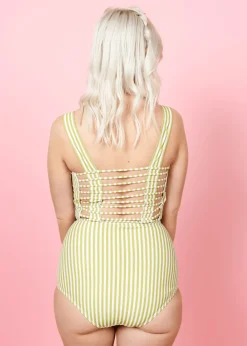 Kortni Jeane Pear Stripes | Original Latter-Back Top PearStripes Outlet