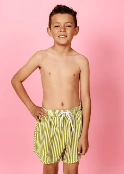 Kortni Jeane Pear Stripes | Youth Retro Shorties PearStripes Hot