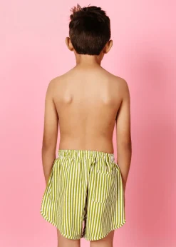 Kortni Jeane Pear Stripes | Youth Retro Shorties PearStripes Hot