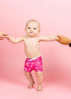 Kortni Jeane Pink Blooms | Baby Euro Shorts PinkBlooms Outlet