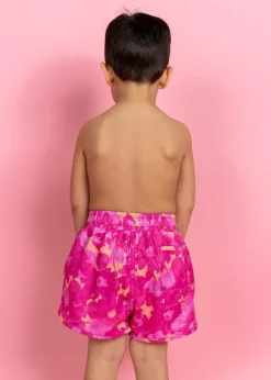 Kortni Jeane Pink Blooms | Mini Retro Shorties PinkBlooms Sale
