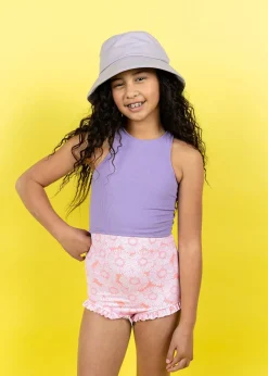 Kortni Jeane Pink Daisies | Youth All Ruffled Up Bottoms PinkDaisies Clearance