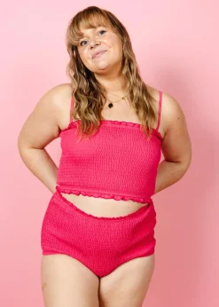 Kortni Jeane Pink Raspberry | Bandeau Top PinkRaspberry Discount