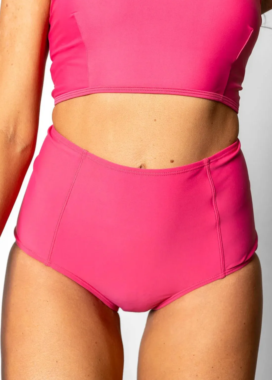 Kortni Jeane Pink Raspberry | High-Waisted Bottoms PinkRaspberry Outlet