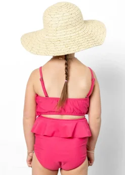 Kortni Jeane Pink Raspberry | Mini Oversized Ruffle Top PinkRaspberry Best