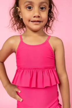 Kortni Jeane Pink Raspberry | Mini Peplum Top PinkRaspberry Online