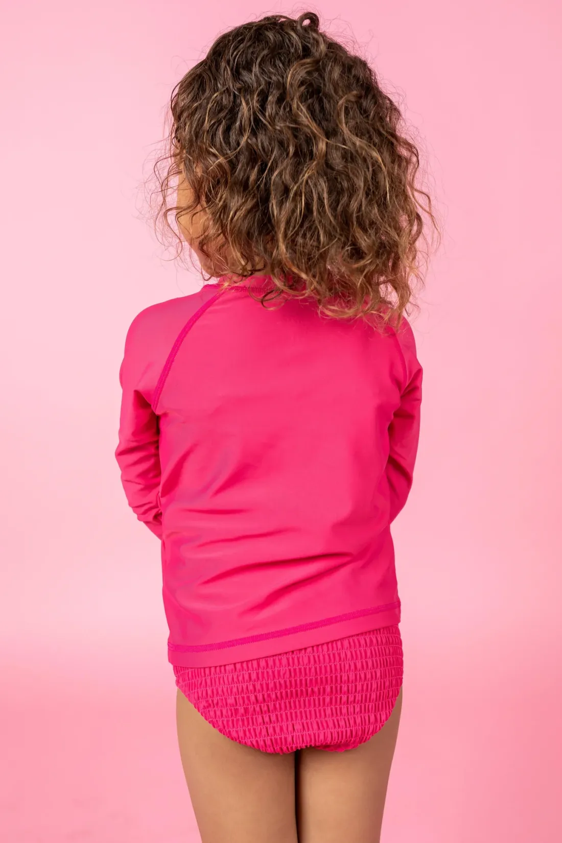 Kortni Jeane Pink Raspberry | Mini Rashguard Top (Unisex) PinkRaspberry Fashion