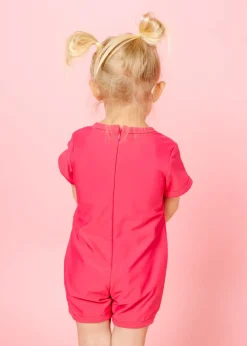 Kortni Jeane Pink Raspberry | Mini Shorties Rashguard (Unisex) PinkRaspberry Clearance