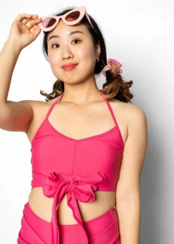 Kortni Jeane Pink Raspberry | Tied-Up Top PinkRaspberry Online