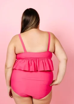 Kortni Jeane Pink Raspberry | V-Neck Top PinkRaspberry Discount
