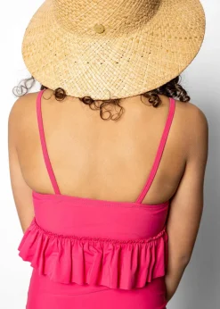 Kortni Jeane Pink Raspberry | Youth Peplum Top PinkRaspberry Discount