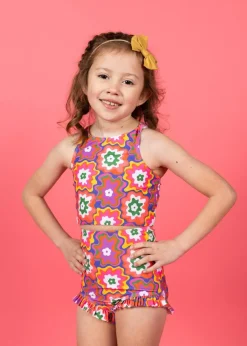 Kortni Jeane Psychedelic Flower | Mini All Ruffled Up Bottoms PsychedelicFlower Outlet