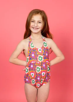 Kortni Jeane Psychedelic Flower | Mini Romper One-Piece PsychedelicFlower New