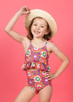 Kortni Jeane Psychedelic Flower | Mini Peplum Top PsychedelicFlower Best
