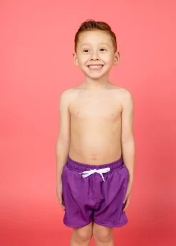 Kortni Jeane Purple | Mini Retro Shorties RibbedPurple Online