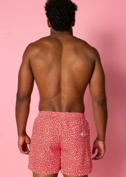 Kortni Jeane Red Ditsy Floral | Mens Retro Shorties RedDitsyFloral New