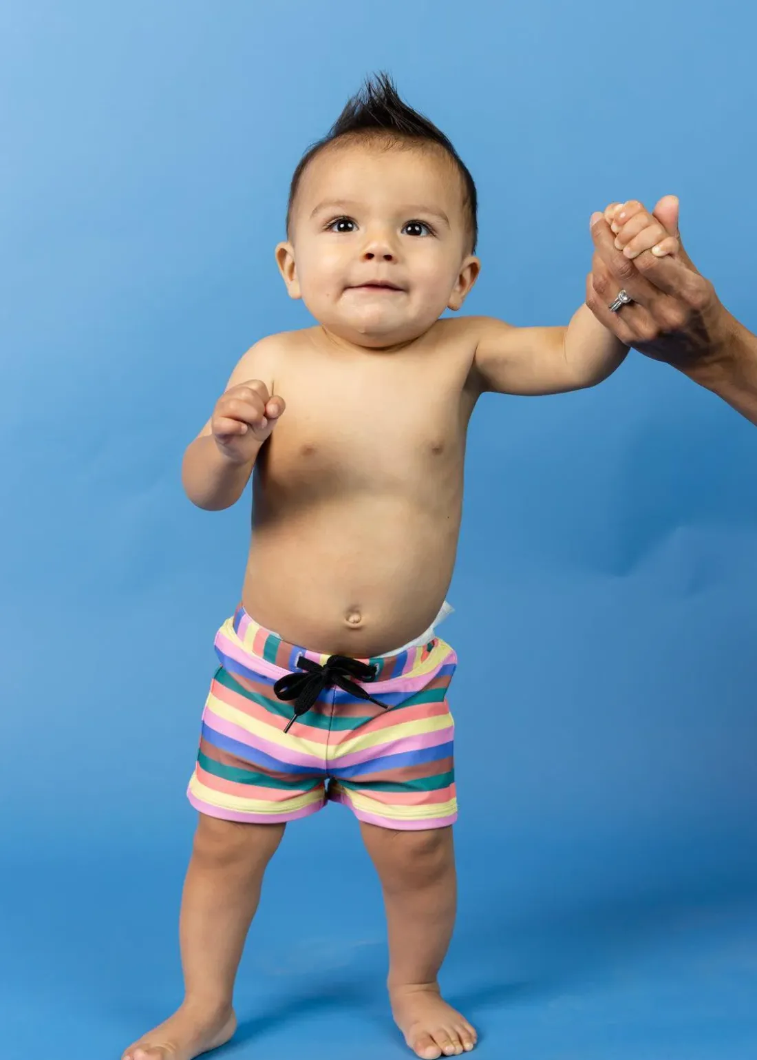 Kortni Jeane Retro Stripe | Baby Euro Shorts RetroStripe Fashion