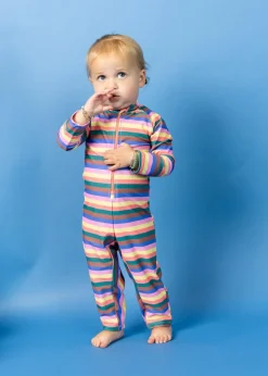 Kortni Jeane Retro Stripe | Baby Rashguard One-Piece (Unisex) RetroStripe Fashion
