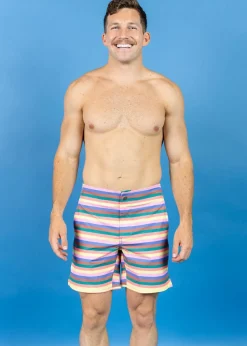 Kortni Jeane Retro Stripe | Mens Boardies RetroStripe Discount