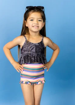 Kortni Jeane Retro Stripe | Mini All Ruffled Up Bottoms RetroStripe Best