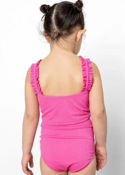 Kortni Jeane Ribbed Azalea Pink | Mini Ripple Top RibbedAzaleaPink Online