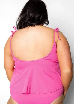 Kortni Jeane Ribbed Azalea Pink | Swing Top RibbedAzaleaPink New