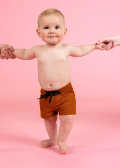 Kortni Jeane Ribbed Caramel | Baby Euro Shorts RibbedCaramel Fashion