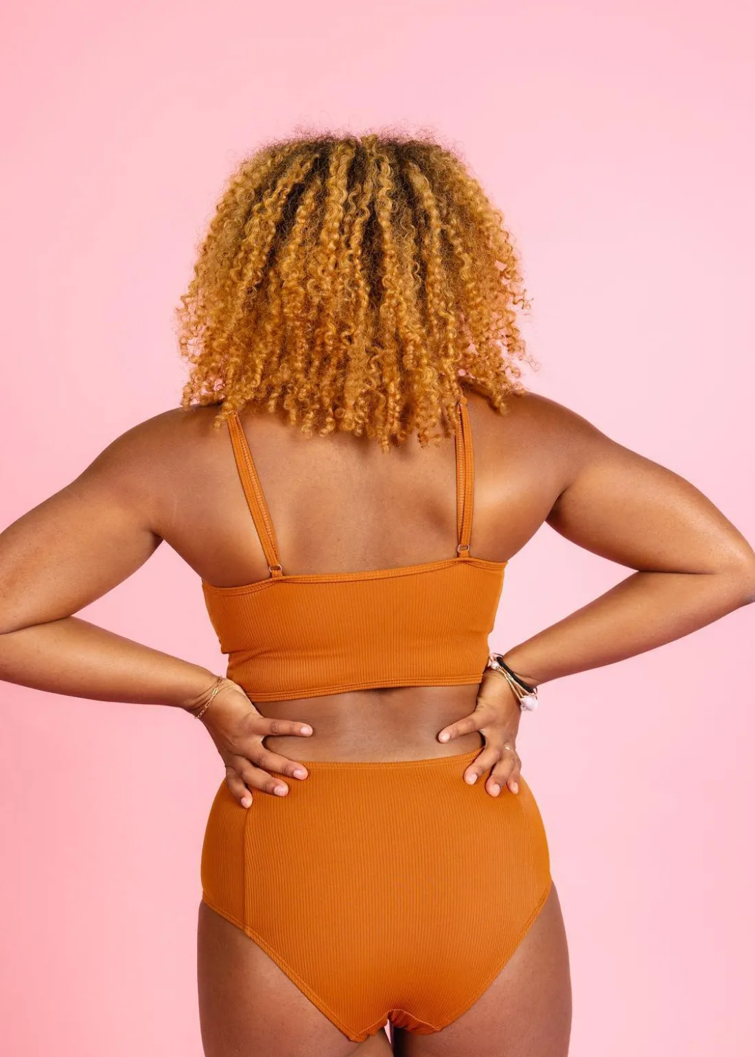 Kortni Jeane Ribbed Caramel | Mid-Rise Bottoms RibbedCaramel New